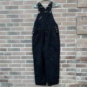 Vintage Union Bay Overalls Adult Large Black Faded Denim Bib Y2K Streetwear